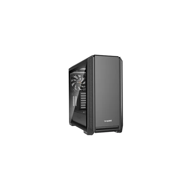 Be Quiet! Számítógépház - Silent Base 601 Window Black (ATX, edzett üveg oldallap, fekete)