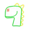 JURASSIC DINO LED neon lámpa - falra akasztható dekor világítás USB csatlakozóval, vidám dinoszaurusz design, hangulatos kiegészítő gyerekszobába vagy ajándékba