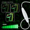 JURASSIC DINO LED neon lámpa - falra akasztható dekor világítás USB csatlakozóval, vidám dinoszaurusz design, hangulatos kiegészítő gyerekszobába vagy ajándékba