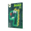 JURASSIC DINO LED neon lámpa - falra akasztható dekor világítás USB csatlakozóval, vidám dinoszaurusz design, hangulatos kiegészítő gyerekszobába vagy ajándékba