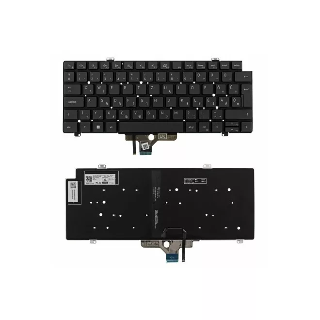 Dell Latitude 5430 Rugged fekete magyar Laptop billentyűzet