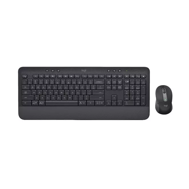 Logitech MK650 Vezeték Nélküli MAGYAR Billentyűzet + Egér.  Bluetooth, fekete