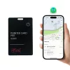 Apple Find My kompatibilis okos nyomkövető kártya pénztárcába, táskába és autóba – ultra-vékony 1,7mm, vezeték nélkül újratölthető Lokátor tracker (Pointercard Pro)