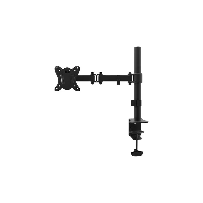 Equip Monitor Asztali konzol - 650151 (13"-27", 1 monitor, dönthető, forgatható, állítható magasság, Max.: 8 kg, fekete)