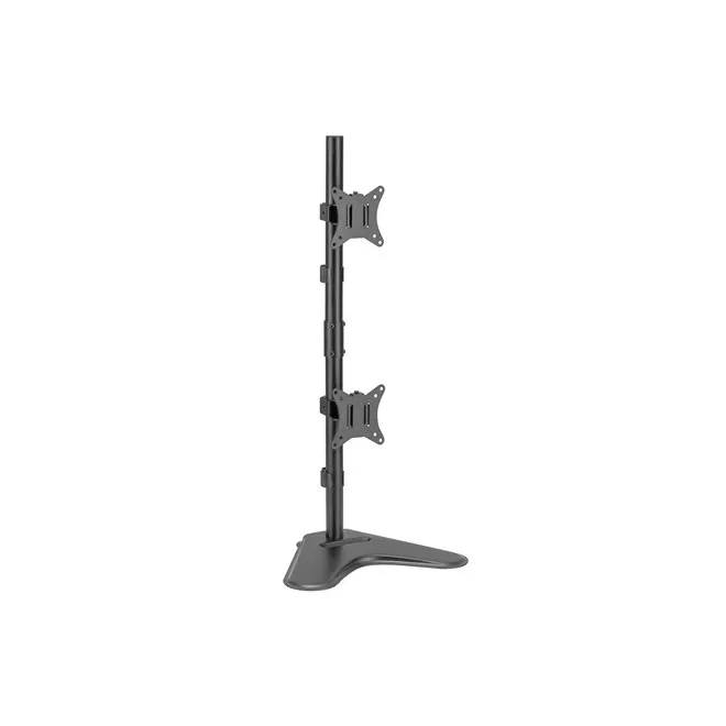 Equip Monitor Asztali állvány - 650128 (17"-32", 2 monitor, dönthető, forgatható, állítható magasság, Max.:2x9kg,fekete)