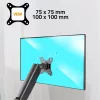 Advance Monitor Asztali konzol - MEGAMOUNT Single (17-32", Max.: 9kg, dönthető, forgatható, fekete)
