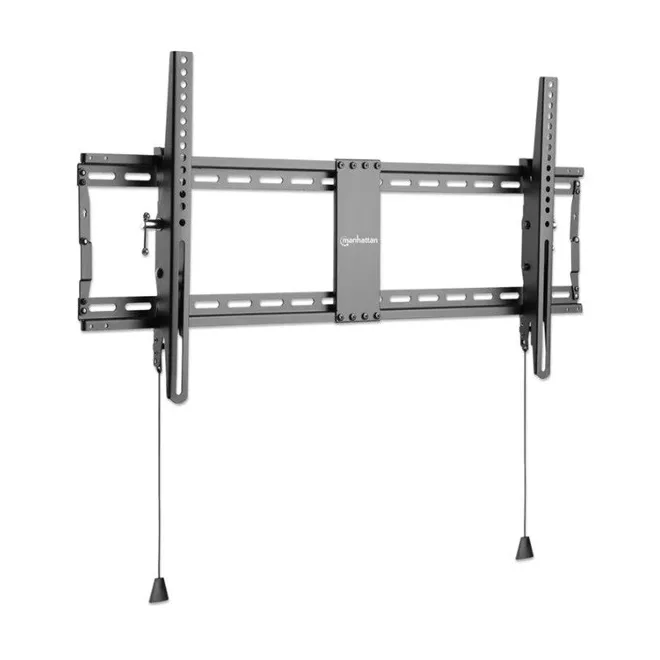 Manhattan TV állvány - Fali dönthető ultravékony TV állvány Fekete (max.VESA:800x400)(43"-100"-ig) 70kg teherbírás