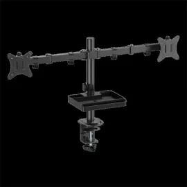   Advance Monitor Asztali konzol - XTENDMOUNTS Dual (17-32", Max.: 2x9kg, dönthető, forgatható, fekete)