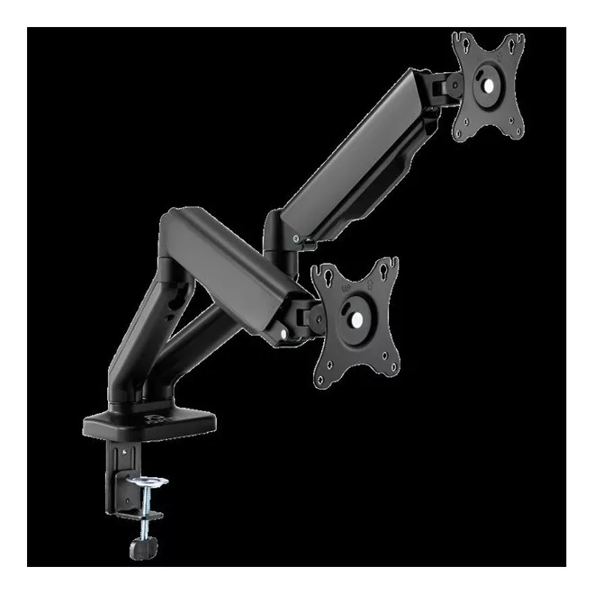 Advance Monitor Asztali konzol - MECAMOUNT Dual (17-32", Max.: 2x9kg, dönthető, forgatható, fekete)