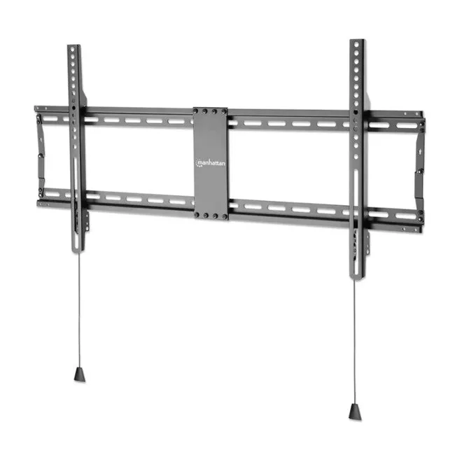 Manhattan TV állvány - Fali fix ultravékony TV állvány Fekete (max.VESA:800x400)(43"-100"-ig) 70kg teherbírás