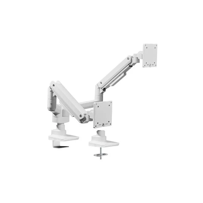 Equip Monitor Asztali konzol - 650183 (17"-35", 2 monitor, dönthető, forgatható, Max.: 2x20kg, fehér)
