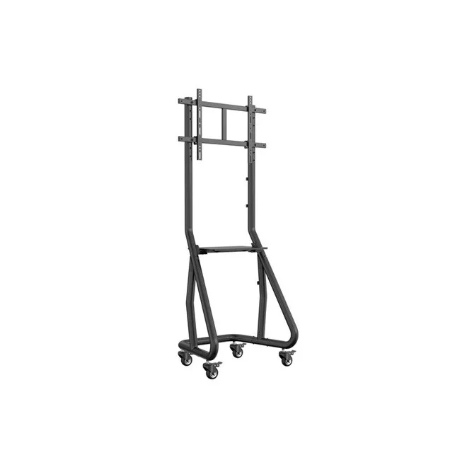 Equip TV állvány - 650608 (37"-80" álló, gurulós, Max.:80kg, fekete)