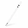 Charm Stylus Pen Univerzális érintő toll, érintőceruza Bármilyen kapacitív kijelzőhöz Fehér-Ezüst