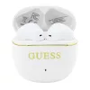 Guess fehér Bluetooth sztereó fülhallgató, True Wireless Stereo technológia, Töltőtokkal, Bluetooth 5.4