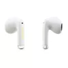 Guess fehér Bluetooth sztereó fülhallgató, True Wireless Stereo technológia, Lila Töltőtokkal, Bluetooth 5.4