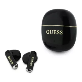   Guess fekete Bluetooth sztereó fülhallgató, True Wireless Stereo technológia, Töltőtokkal, Bluetooth 5.4