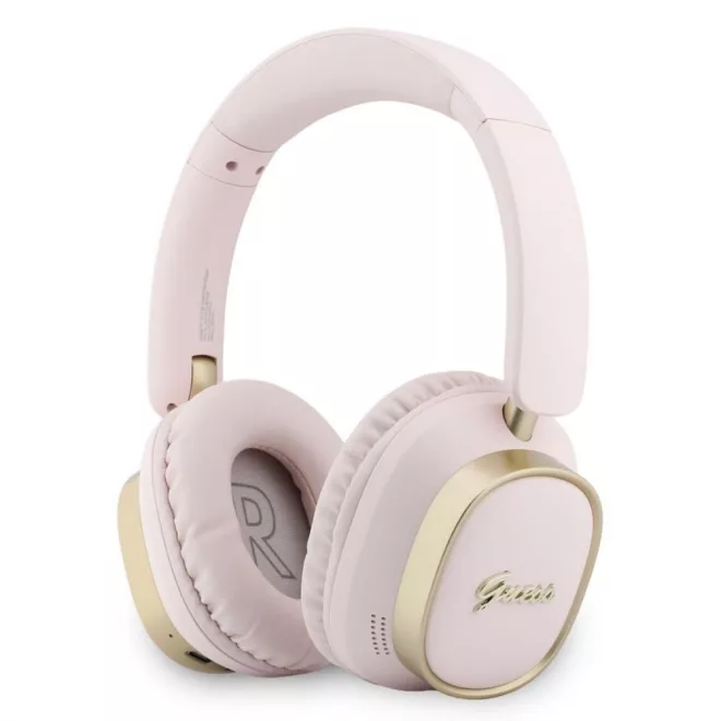 Guess vezeték nélküli, Bluetooth 5.4, zajszűrős fejhallgató, Pink