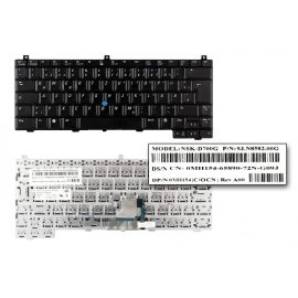 Dell Latitude D420 fekete német  Laptop billentyűzet