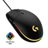 Logitech G203 LIGHTSYNC | Gamer egér | Fekete (910-005796)