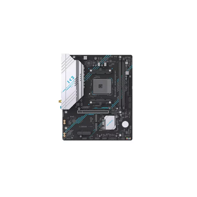 Maxsun Alaplap - AMD MS-B550M GAMING WIFI AM4 (B550, mATX, 2xDDR4 3200MHz, 2xSATA3, 2xM.2, HDMI, DP)
