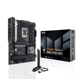   Asus Alaplap - Intel TUF GAMING B860-PLUS WIFI s1851 (B860, 4xDDR5 8666+MHz, 4xSATA3, 3xM.2, HDMI+DP+USB-C)