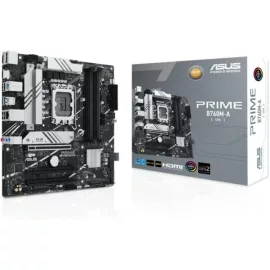   Asus Alaplap - Intel PRIME B760M-A D4-CSM s1700 (B760, 4xDDR4 5333MHz, 4xSATA3, 2xM.2, 2xHDMI+1xDP)