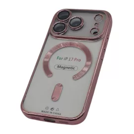   Apple iPhone 17 Pro Color Chrome Mag telefontok – rózsaarany, mágneses MagSafe kompatibilis