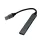 USB 4 portos elosztó HUB - 1x USB 3.0, 3x USB2.0 csatlakozóval, extra slim kivitelben, nagy sebességű adatátvitelhez és több eszköz kényelmes csatlakoztatásához