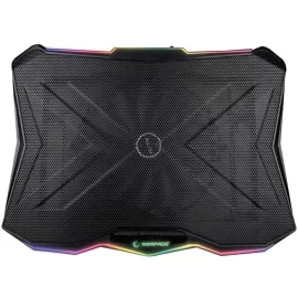   Rampage SHOWY laptop hűtőpad 17,3 colig - 18cm ventilátor, állítható magasság és praktikus kialakítás (AD-RC8)