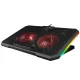 Rampage GAMEZONE Notebook Hűtőpad 17 colig AD-RC12 2x12cm ventillátor 100rpm RGB LED Fekete