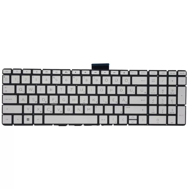 HP 255 G6 ezüst magyar Laptop billentyűzet