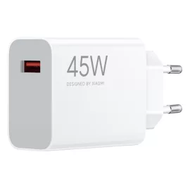 XIAOMI 45W Gyári telefon töltő, Fehér (MDY-17-EF)