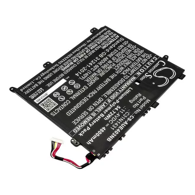 Asus VivoBook E403NA Laptop akkumulátor, gyári új, 3 cellás (4800mAh)
