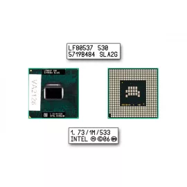 Intel Celeron M530 1730MHz (Socket P) használt CPU (SLA2G)
