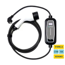   5m 3.6kW 16A Schuko to Type 2 EV elektromos gyors autó töltőkábel (Platinet - PPC16A37)