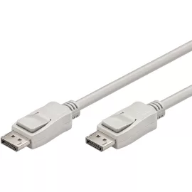   DisplayPort (apa) - DisplayPort (apa) 1,5m összekötő kábel Világosszürke
