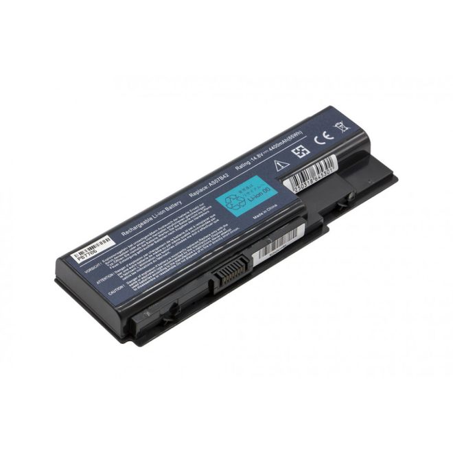 Packard Bell EasyNote LJ65 Laptop Akkumulátor, új, gyárival megegyező minőségű helyettesítő, 8 cellás (4400mAh)