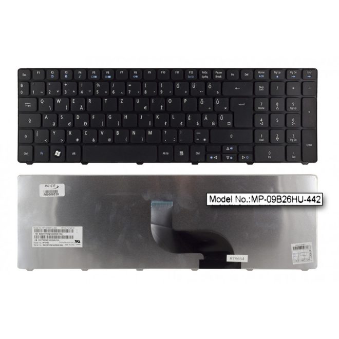 Acer eMachines E642 fekete magyar Laptop billentyűzet