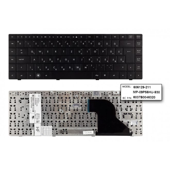 Compaq 620, 621, 625 gyári új magyar billentyűzet (SPS 605814-211)