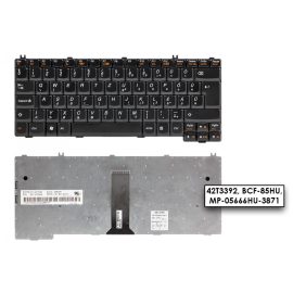 Lenovo 3000 N100 fekete magyar Laptop billentyűzet