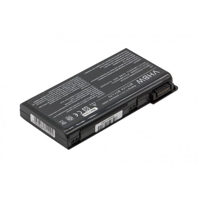 MSI CR600 Laptop Akkumulátor, új, gyárival megegyező minőségű helyettesítő, 6 cellás (4400mAh)