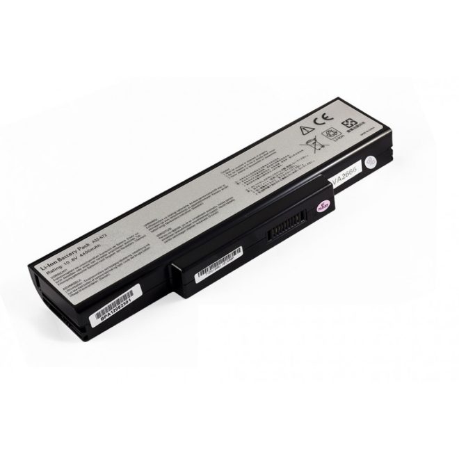 Asus N71 N71JQ Laptop Akkumulátor, új, gyárival megegyező minőségű helyettesítő, 6 cellás (4400mAh)
