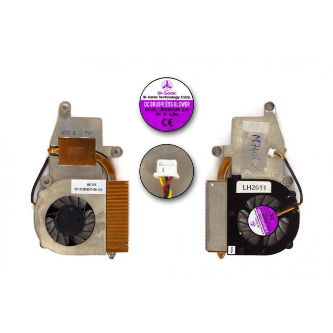 Fujitsu-Siemens Amilo A7645, M7405, M7424, M7425, Amilo Pro V2020 használt hűtő ventilátor (40-UG5040-00)