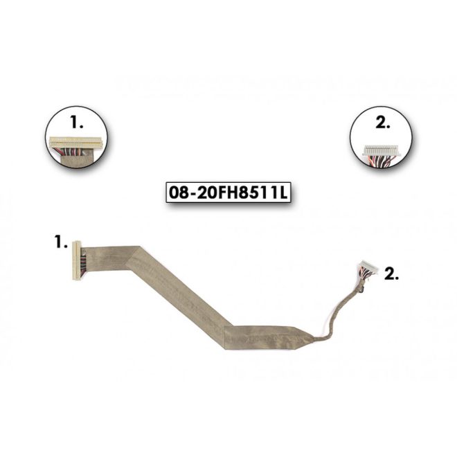 Asus A2L használt Kijelző kábel(14 inch XGA) (08-20FH8511L)
