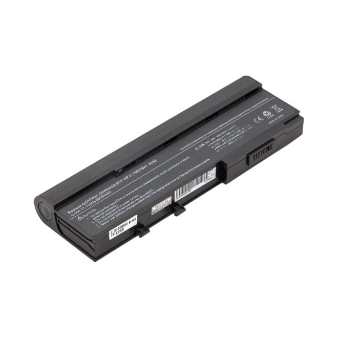 Acer Travelmate 6231 Laptop akkumulátor, új, gyárival megegyező minőségű helyettesítő, 9 cellás (6600mAh)