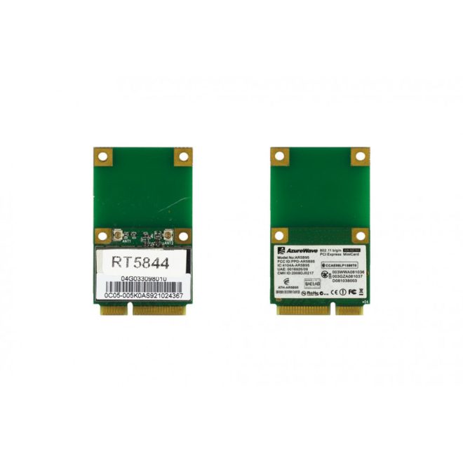 AzureWave AR5B95 használt Mini PCI-e WiFi kártya Asus (04G033098010)