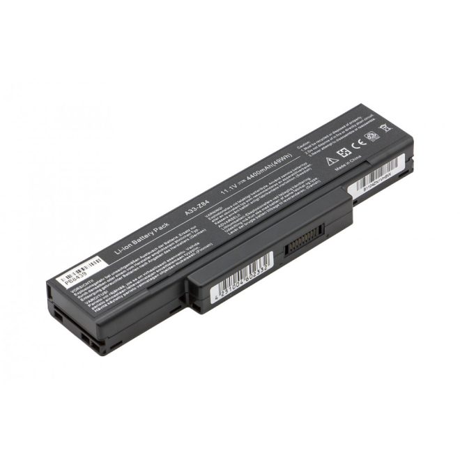 MSI EX630X Laptop Akkumulátor, új, gyárival megegyező minőségű helyettesítő, 6 cellás (4400mAh)