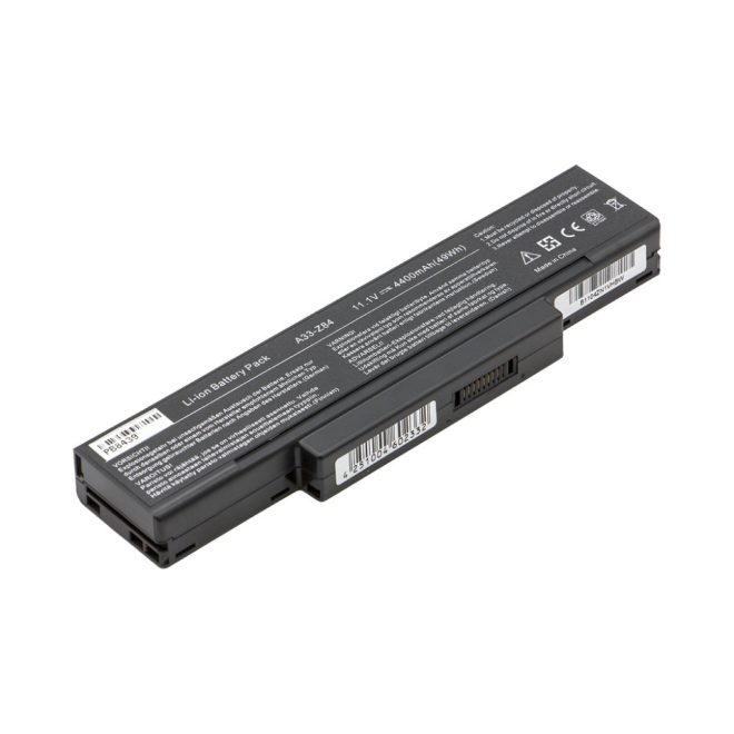 MSI GX620 Laptop akkumulátor, új, gyárival megegyező minőségű helyettesítő, 6 cellás (4400mAh)