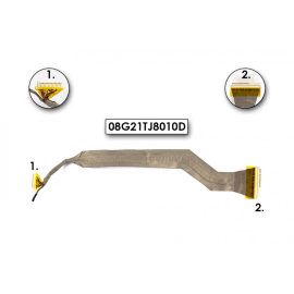   Asus X51H, X51L, X58L, X58LE használt LCD kijelző kábel (08G21TJ8010D, 08G21TJ8010N)