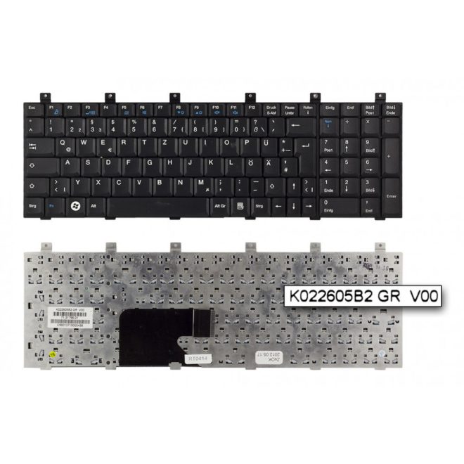 Fujitsu Amilo Xa1526 fekete német  Laptop billentyűzet